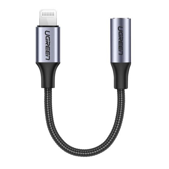 ugreen_uk's tweet card. The UGREEN Lightning to 3.5mm Adapter (SKU: 30756) is an MFi-certified solution for connecting wired headphones to Lightning devices. With a robust nylon-braided cable and aluminium housing, it...