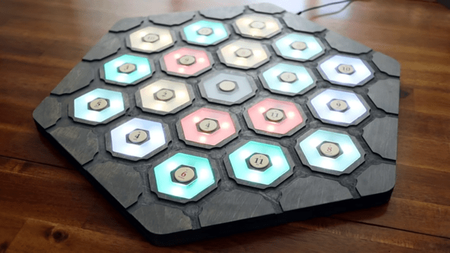 hackaday's tweet card. A couple of months ago, we posted about the one day design [Sam March] did of an electronic Settlers of Catan board. Now he’s released a video with the second half. His first video was about …