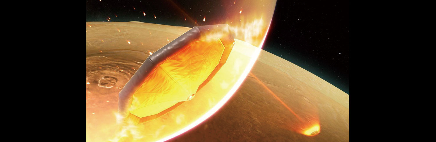 ISAS_JAXA's tweet card. 展開型エアロシェルが拓く火星本星着陸探査の扉 | 宇宙科学研究所