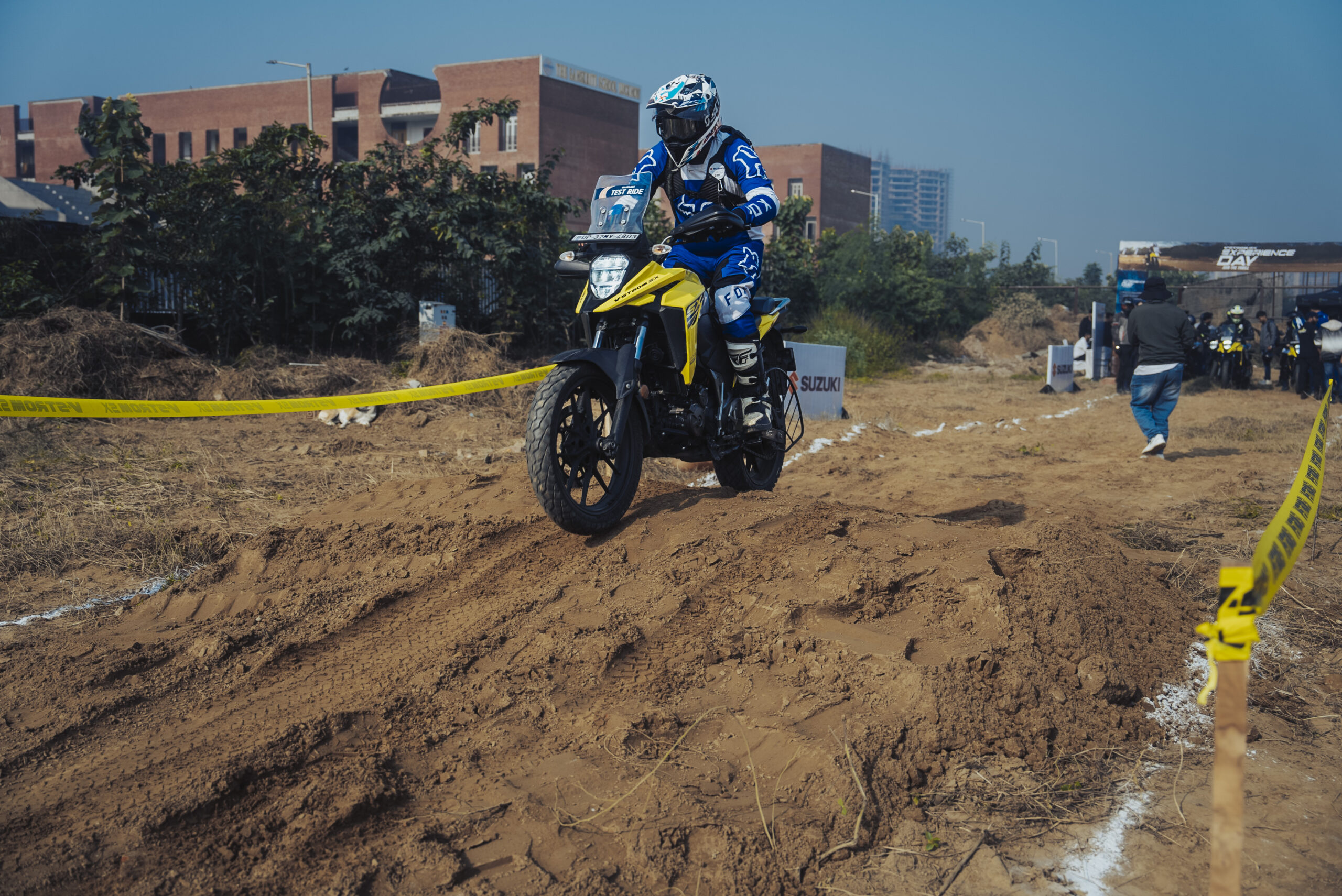 thrust_zone's tweet card. Suzuki V-Strom SX Experience Day Launched In Lucknow - Strengthening its connect with the adventure riding community