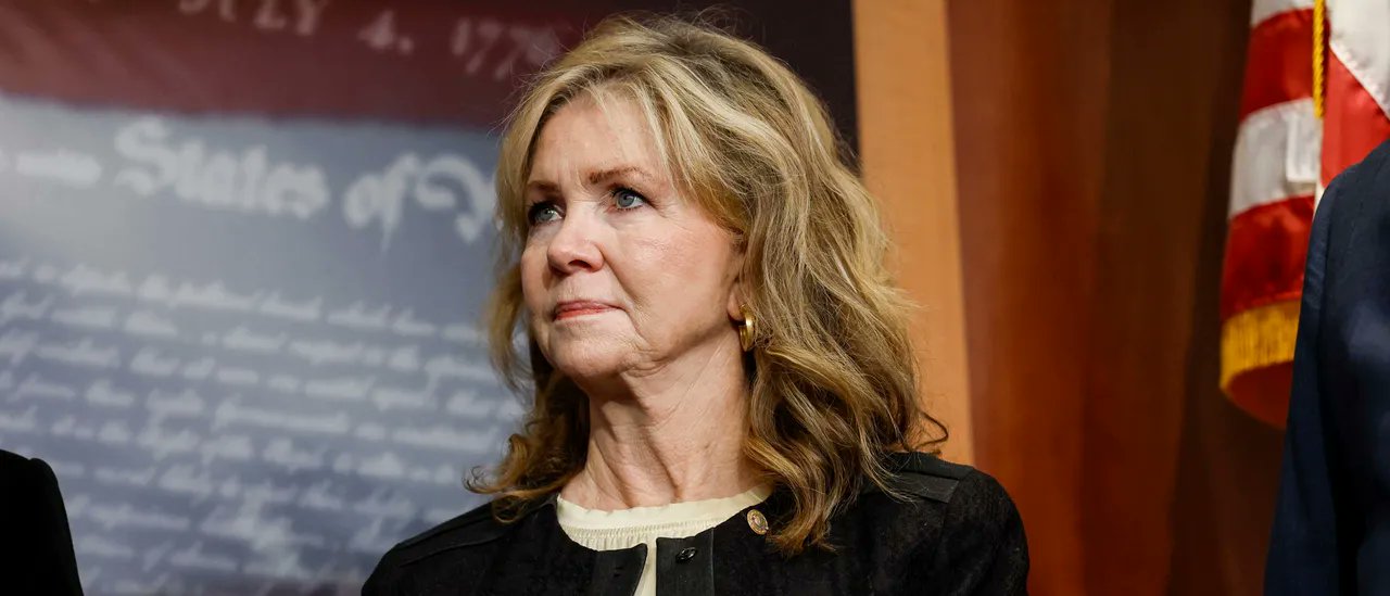 SenLummis's tweet card. Republican Tennessee Sen. Marsha Blackburn introduced legislation Thursday that would protect American farmland from government-subsidized solar panel projects.