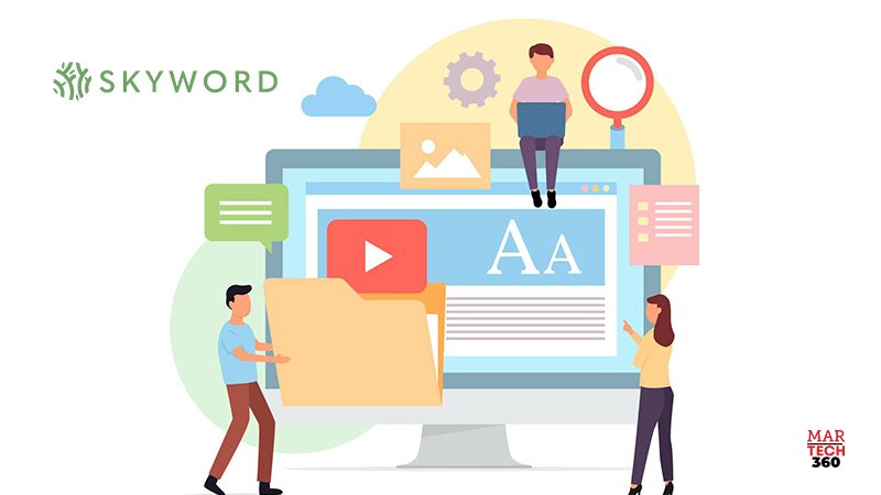 360MarTech's tweet card. Skyword launches Accelerator360™ Individual plans, giving solo marketers AI-powered content marketing tools for scalable