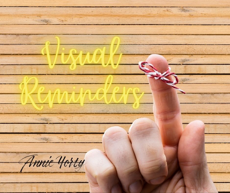 AnnieYorty's tweet card. by Annie Yorty How do you remember things you forgot? Our human tendency to forget, overlook, or ignore God’s instructions invites us to seek God’s visual reminders that keep Him uppermost in our...