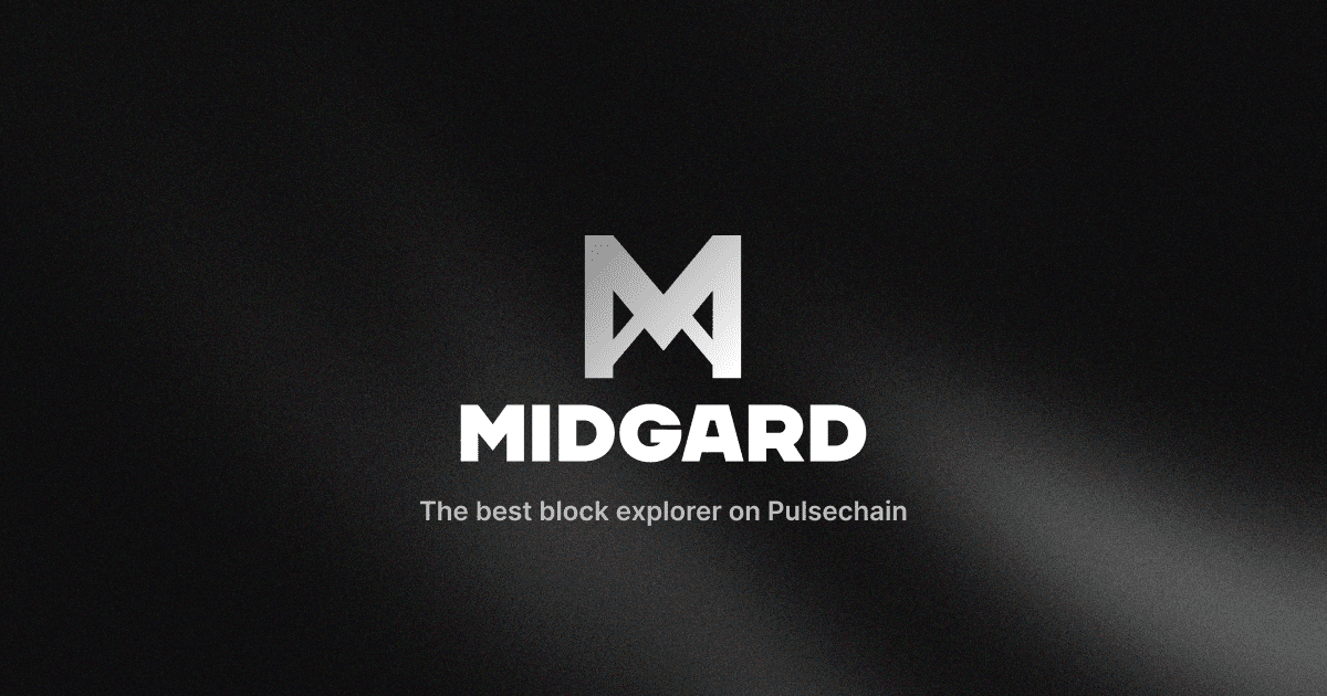 IntarsiaNetwork's tweet card. Midgard is a high-performance block explorer on PulseChain made by the team behind PulseCoin.io. Experience lightning-fast transaction lookups, real-time blockchain data analytics, and comprehensive...