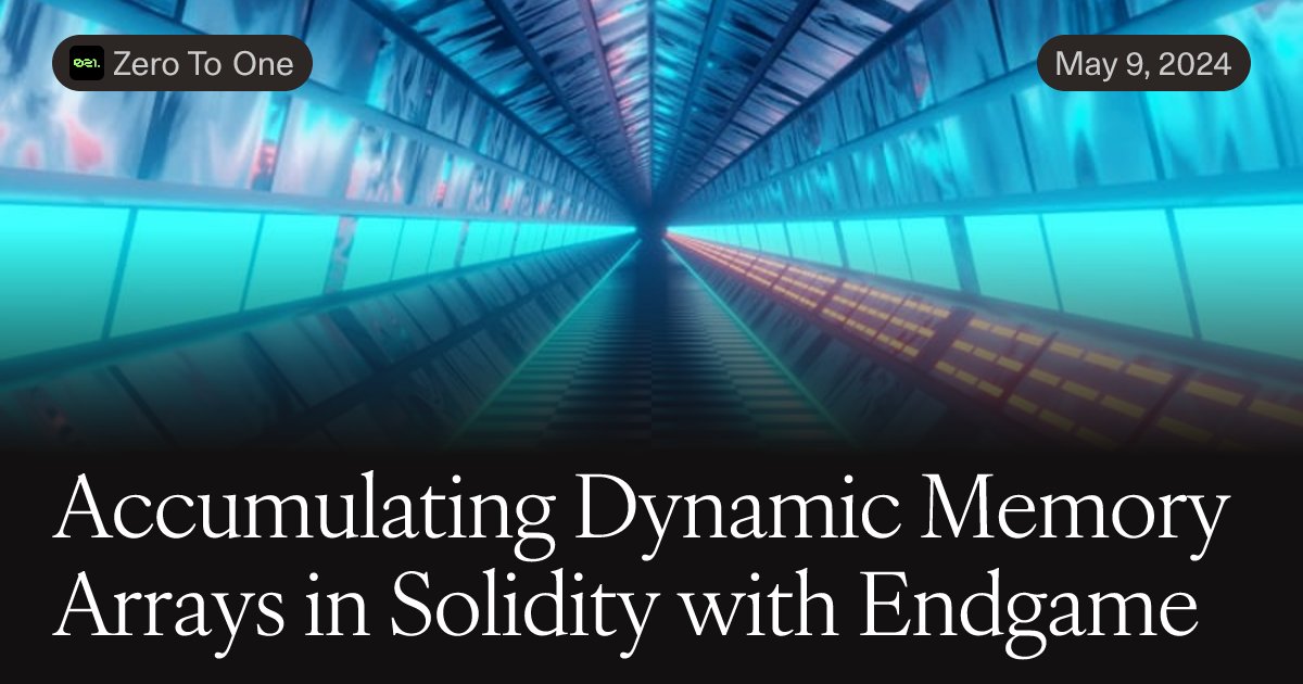 alecdifederico's tweet card. In my previous post, I discussed the high level architecture of the Endgame protocol, a non-custodial NFT rentals marketplace. Since Endgame adheres ...