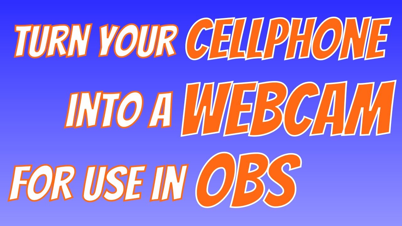 mannyocrity's tweet card. Cell Phone as web cam in OBS | iVCam