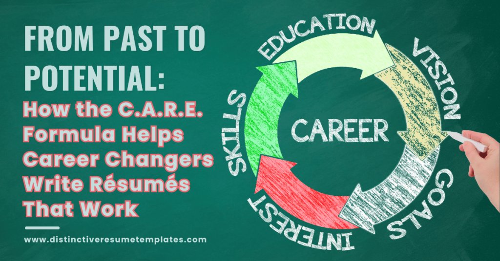 SmartCareerTips's tweet card. From Past to Potential: How the C.A.R.E. Formula Helps Career Changers Write Resumes That Work