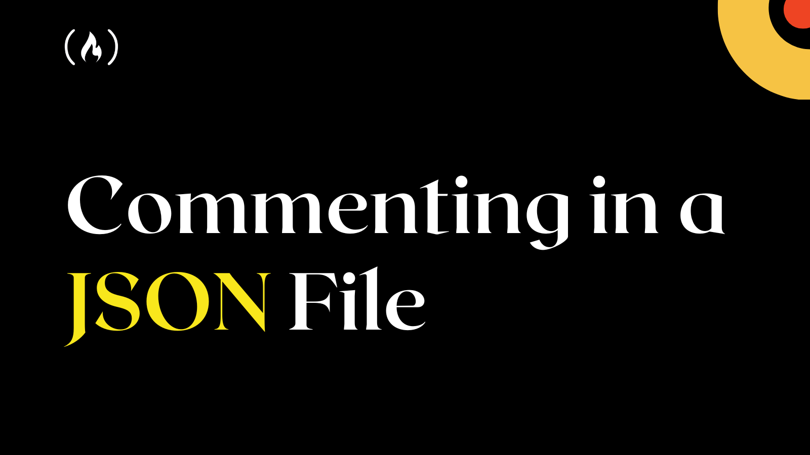 Syntax753's tweet card. JSON (JavaScript Object Notation) is a popular data interchange format used in web development and mobile applications due to its simplicity and flexibility. But JSON files do not officially support...