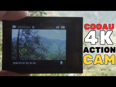 GoTechGeek's tweet card. COOAU 4K EIS 20MP WiFi Action Camera Review