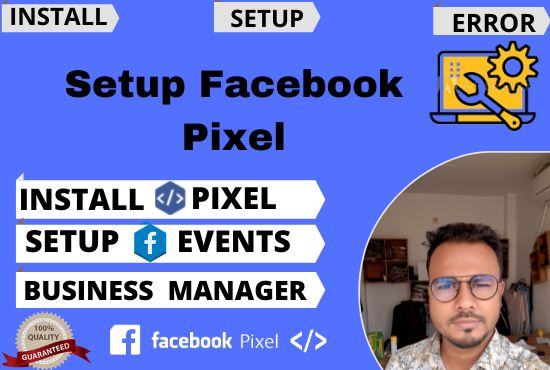TechiqI's tweet card. setup Facebook pixel, business manager, event or fix ads error 1. custom & lookalike audience 2. Solved your ads account problem 3. Create new business manager account by old FB account 4. Adding...