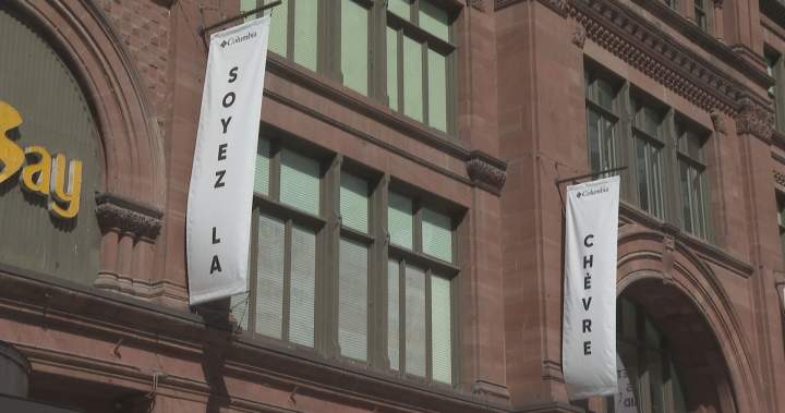 dwaindrichardsn's tweet card. The French translation of "be the goat" to "soyez la chèvre" in Columbia Sportswear's most recent advertising campaign isn't sitting well with some.