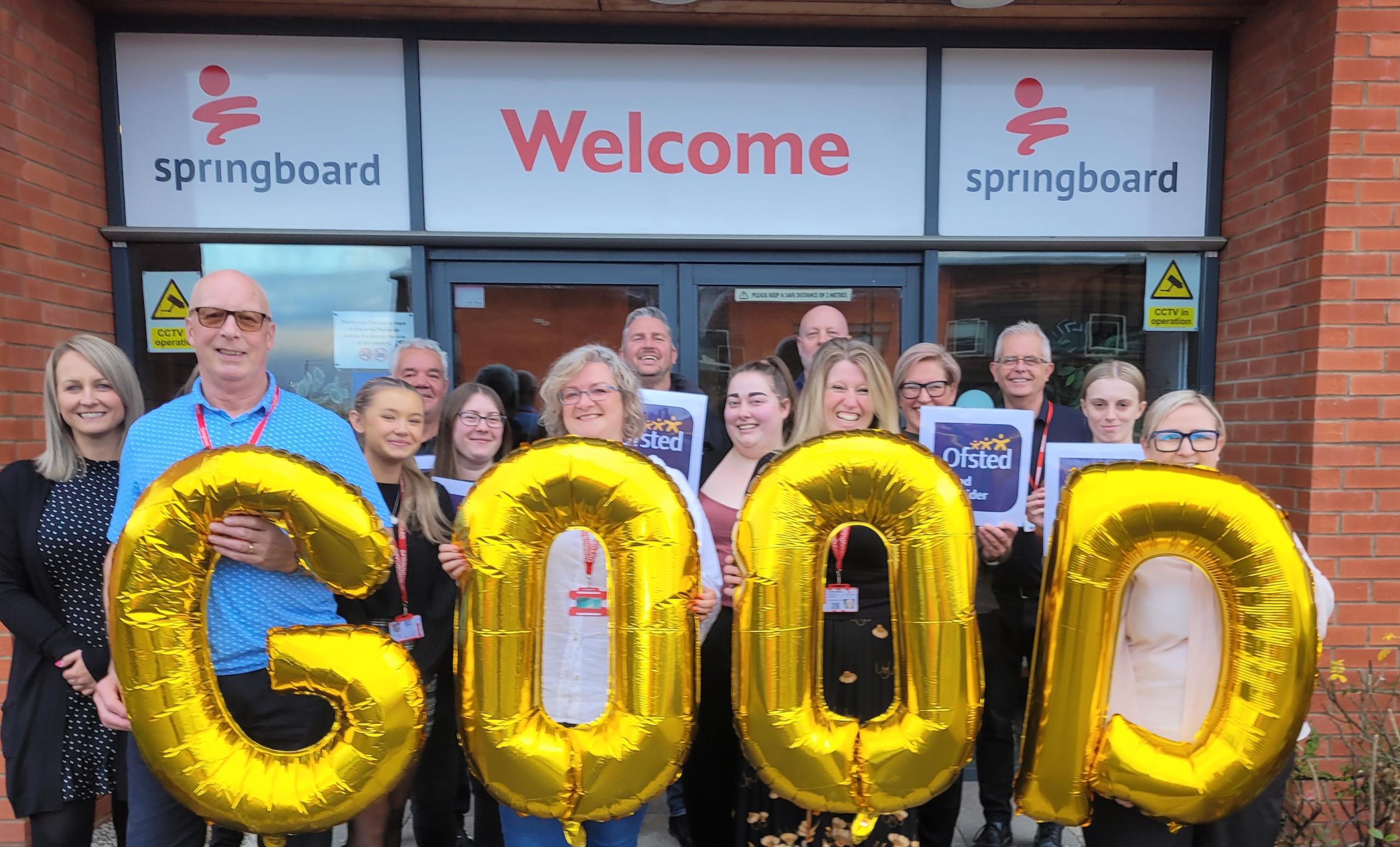 Springboard_NE's tweet card. Springboard was inspected in September 2024 and awarded good by Ofsted.