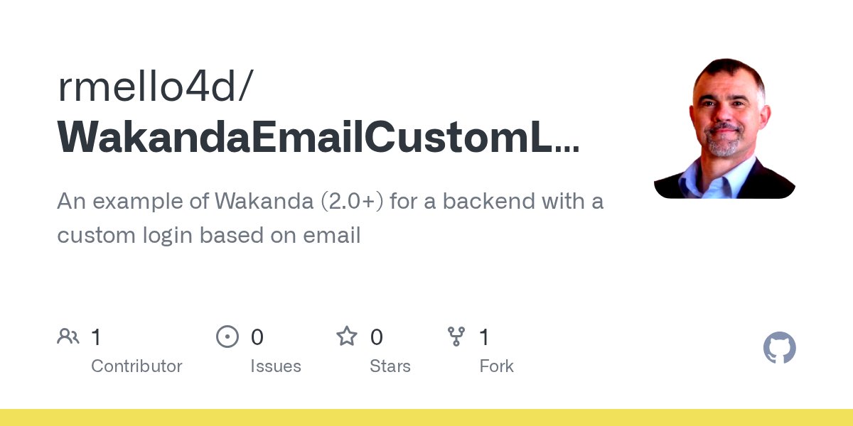 JSapplied's tweet card. An example of Wakanda (2.0+) for a backend with a custom login based on email - rmello4d/WakandaEmailCustomLogin