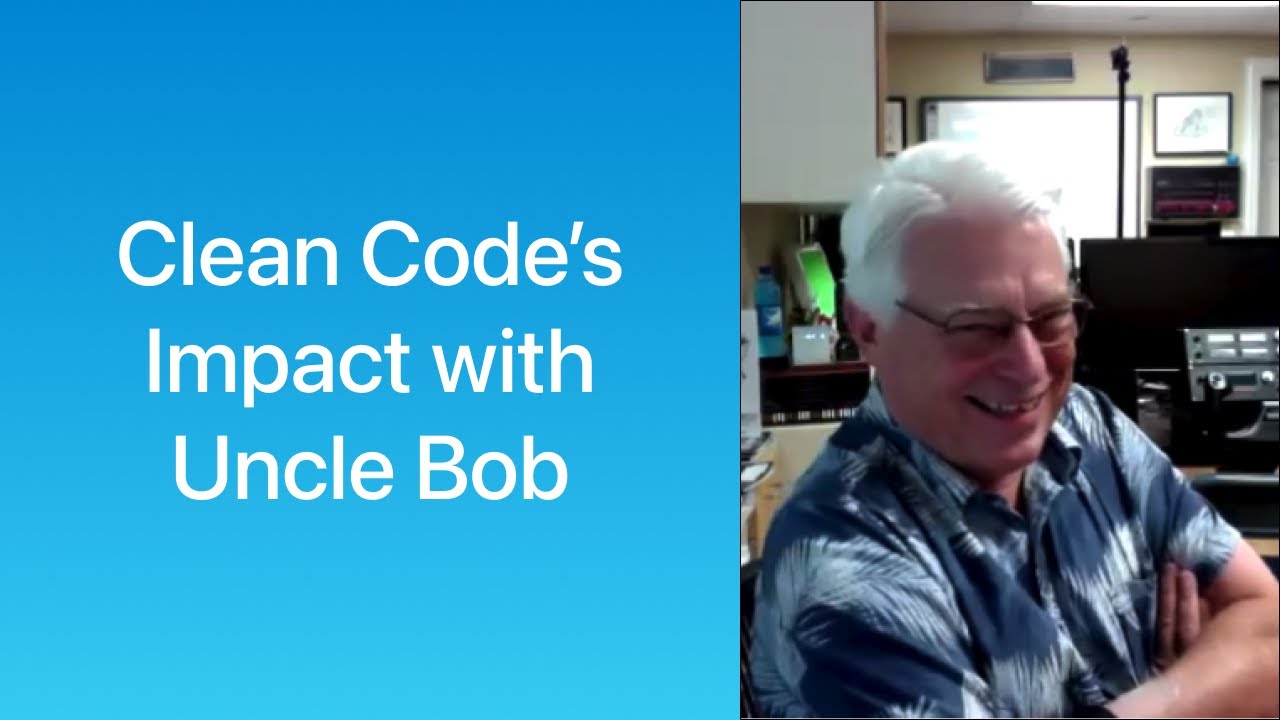 unclebobmartin's tweet card. Clean Code’s Impact with Uncle Bob