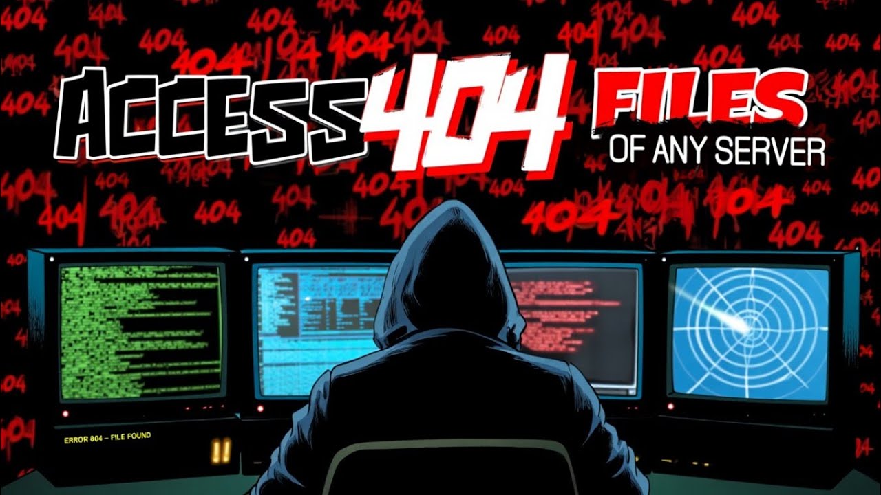 coffinxp7's tweet card. How to Access 404 files of any server | Information disclosure...