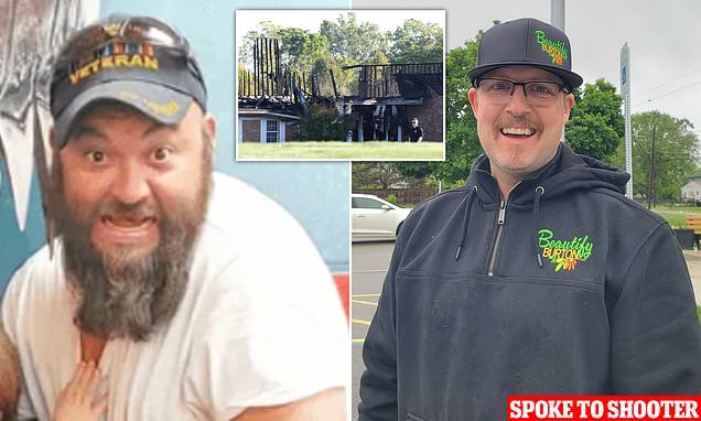 RebaCartwright's tweet card. Thomas Jacob Sanford, the man who opened fire at a Mormon church in Michigan on Sunday before setting it ablaze, made a chilling confession to Kris Johns, a resident running for city council.