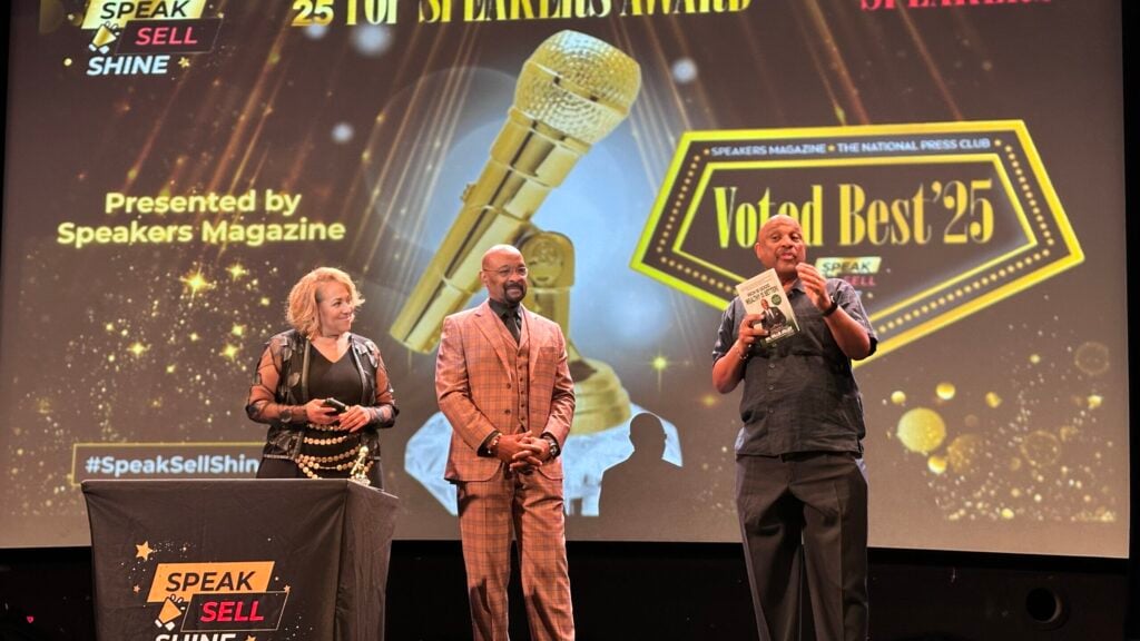 thespeakersmag's tweet card. Speakers Magazine HONORS RUSHION MCDONALD AS MENTOR OF THE YEAR  Dr. Willie Jolley, Hall of Fame Speaker, took the stage to celebrate Rushion McDonald, inspiring the crowd with a powerful message on...