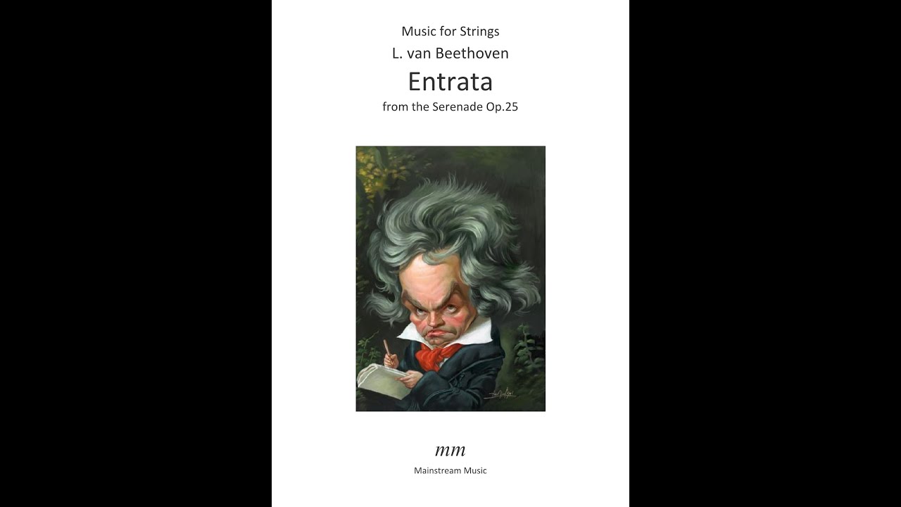 mainly4strings's tweet card. Beethoven - Entrata from the Serenade Op 25