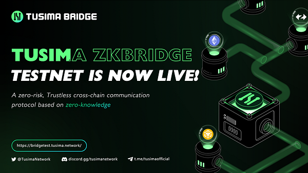 TusimaNetwork's tweet card. What is Tusima zkBridge?