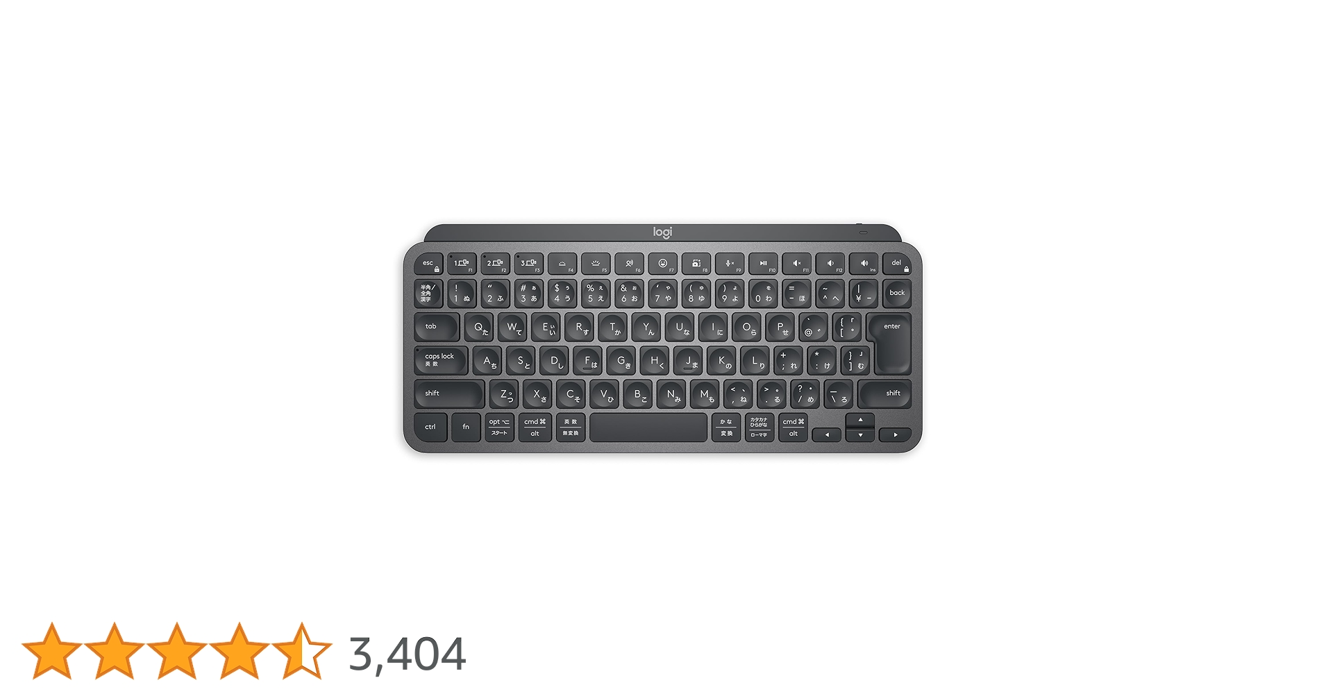 kahanacha's tweet card. 商品比較サービスサイト「mybest」のキーボード部門で2024年12月度１位獲得 MX KEYS(KX800)のテンキーレスモデル、KX700のグラファイトカラーにメーカー保証期間を1年間としたモデル(※1)が登場。日本語配列キーを搭載したこのモデルは人気のMX KEYS(KX800)の魅力はそのままに、テンキーを取り払い従来モデルの約70％のサイズとなっています。省スペースな分、マウスを...