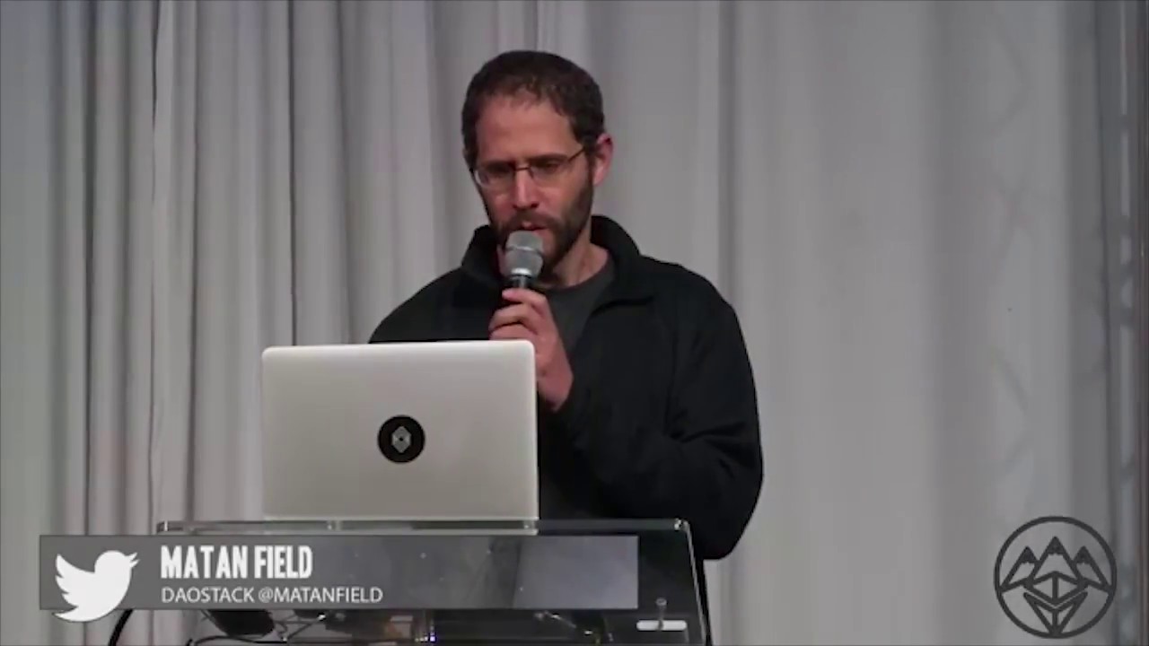 joshmzemel's tweet card. ETHdenver Keynote: Matan Field of DAOstack - Feb 17 2018
