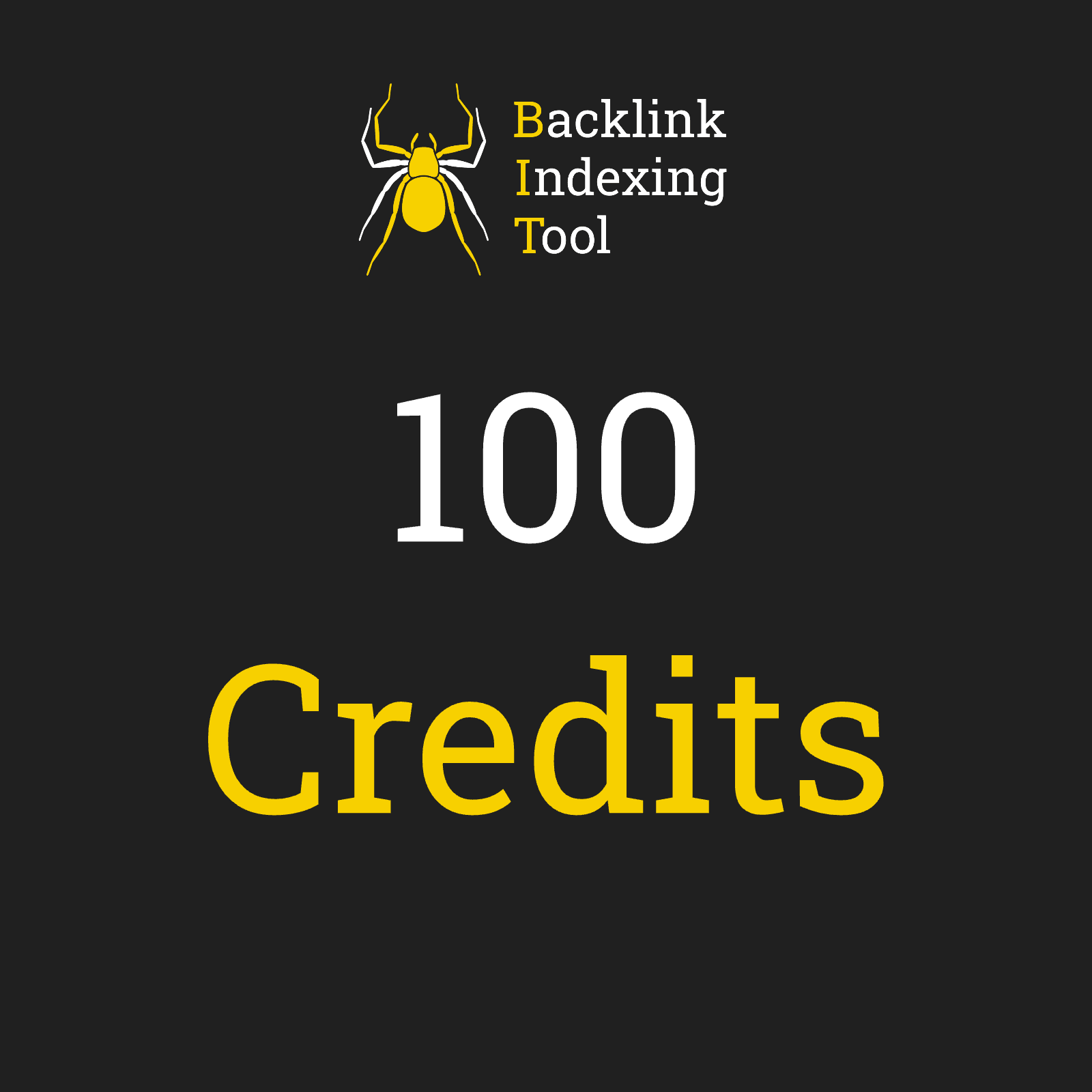 backlinktoolltd's tweet card. 100 link indexing credits.