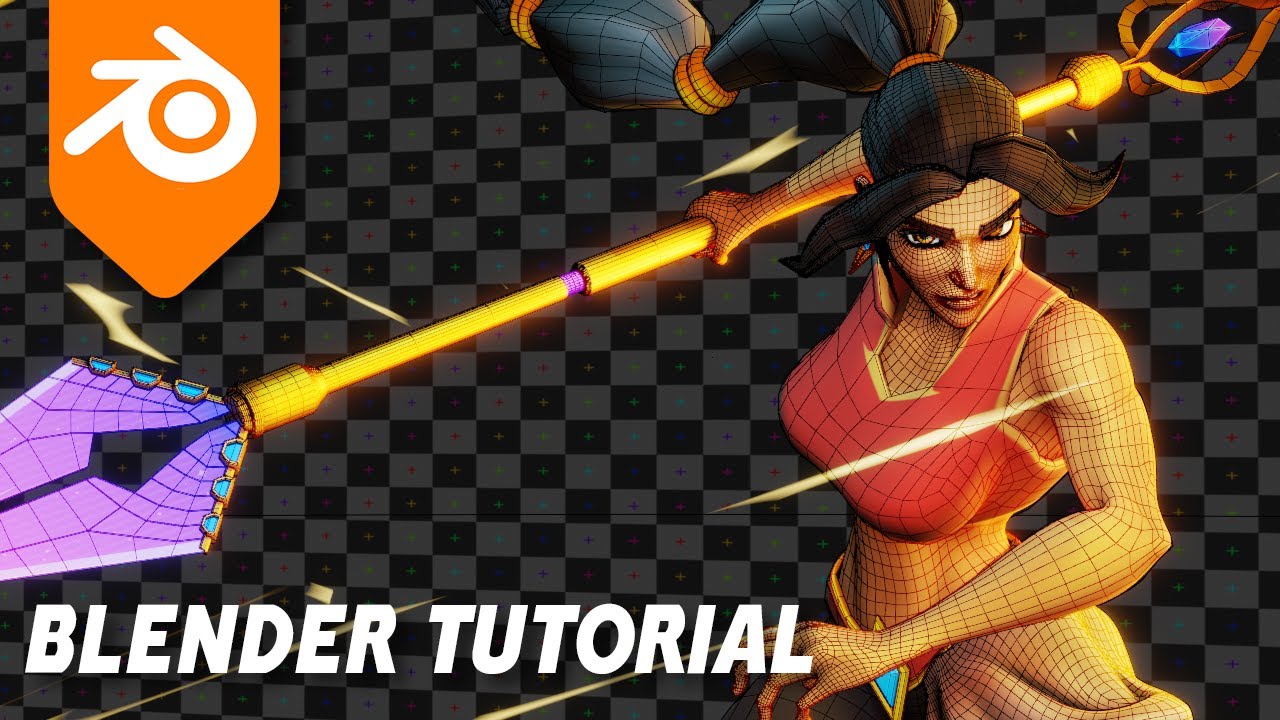 sambamprods's tweet card. Character Modeling Tutorial - Nuriya Redesigned (Blender)