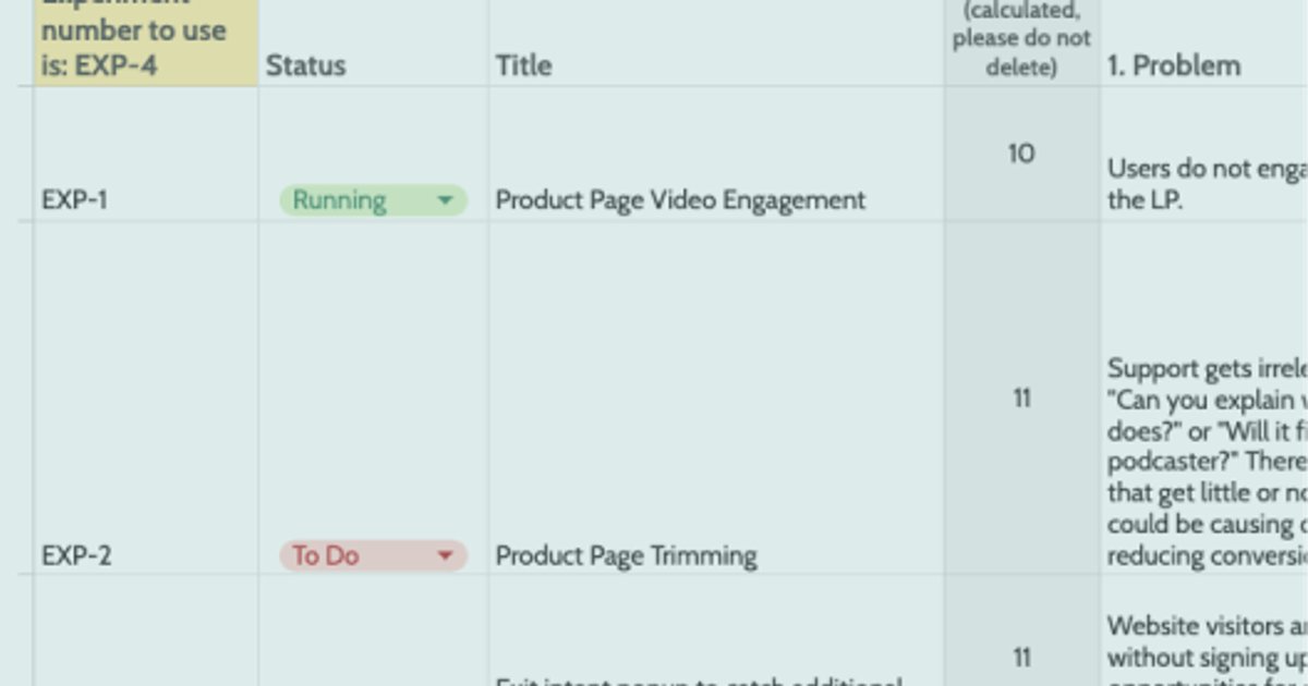 HOWABOUTUP's tweet card. This sheet gives my team an easily accessible and easy to implement way to track essential testing activities.