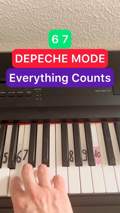 Travelg73387865's tweet card. Depeche Mode - Everything Counts #piano #pianotutorial #pianolessons...