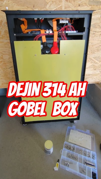 ParagonDIY's tweet card. Montaż Magazynu LFP Na Ogniwach Dejin 314Ah #dejin #gobel #diybox...