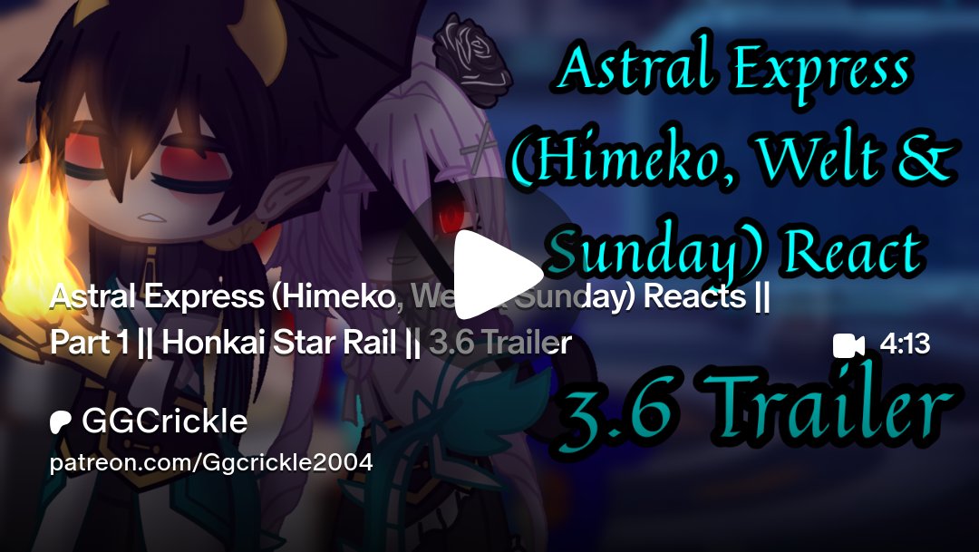 GgCrickle's tweet card. Get more from GGCrickle on Patreon