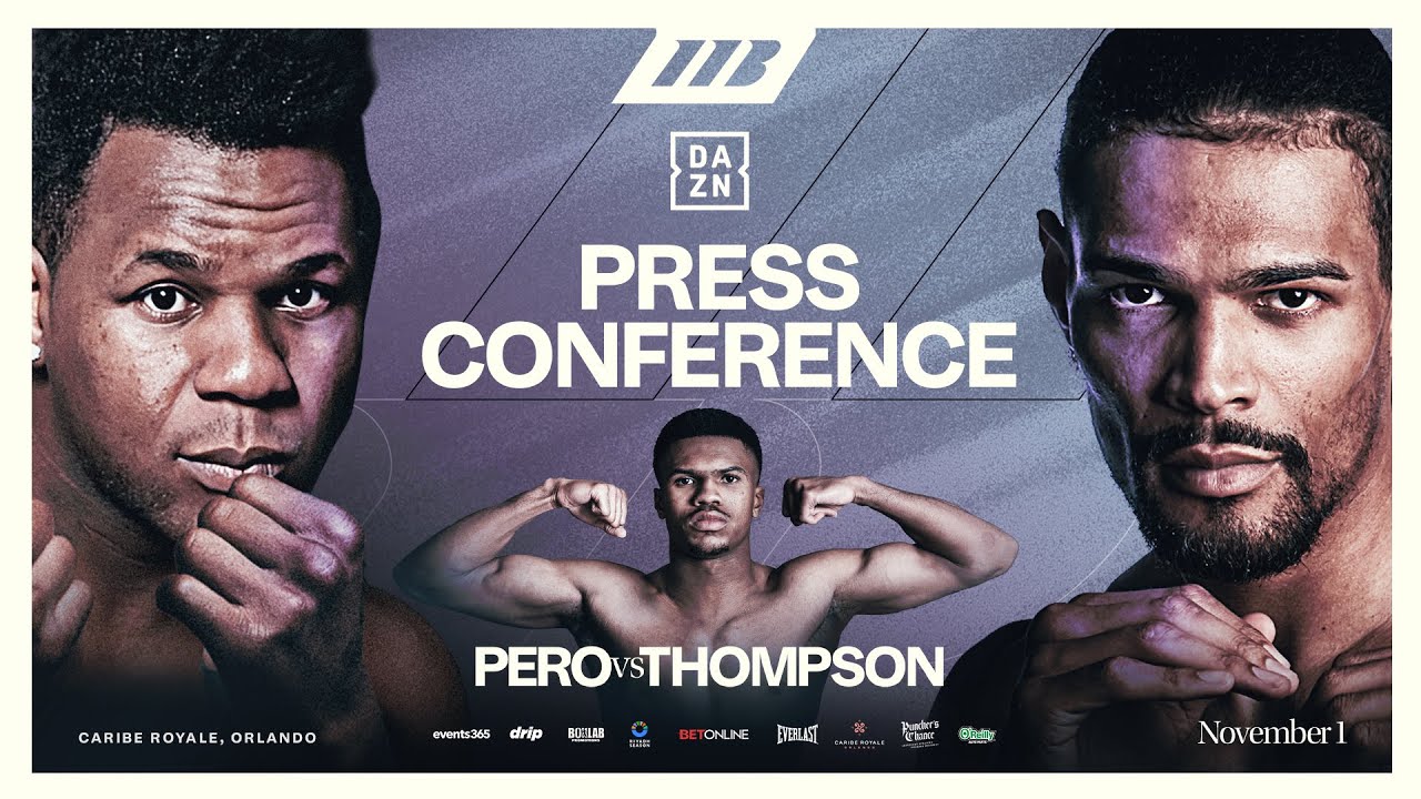 nishantdevjr's tweet card. Lenier Pero Vs Jordan Thompson Final Press Conference | Matchroom...