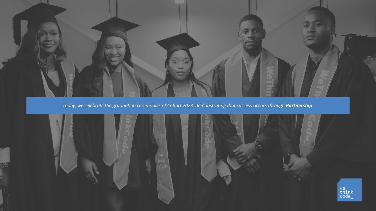 wethinkcode's tweet card. WeThinkCode_ aims to close the digital skills gap by fostering positive change in the tech industry, serving as a launchpad for talented tech minds. Through your unwavering support, we have reached...