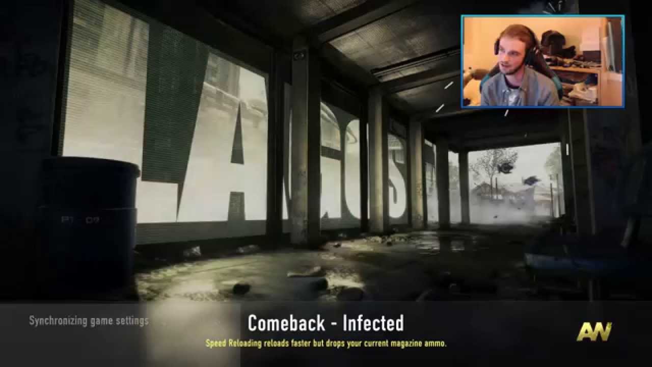 casino_star0035's tweet card. Advanced Warfare INFECTED Gameplay LIVE w/ Ali-A - "BRING IT ON!"