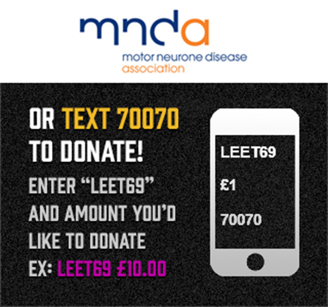 Syndicate's tweet card. Help Tom Cassell raise money to support Motor Neurone Disease Association