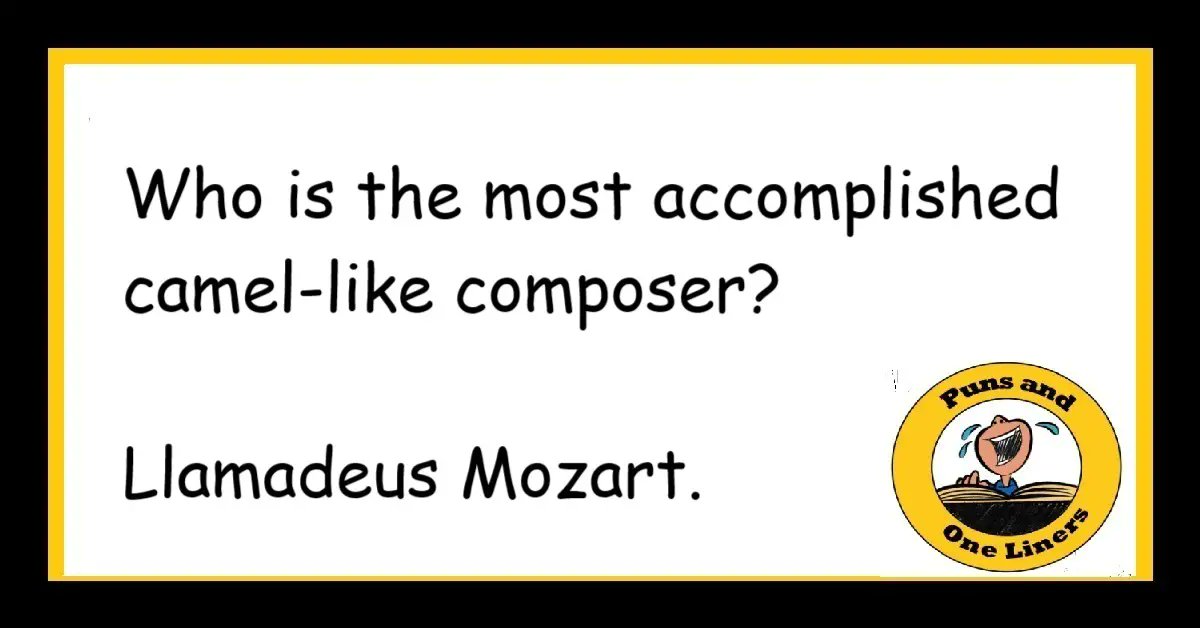 punsandoneliner's tweet card. Fastest llama on two wheels? Llamaha. Fastest on four wheels? Llambaghini. Puns and one liners on the theme of Llama Jokes...