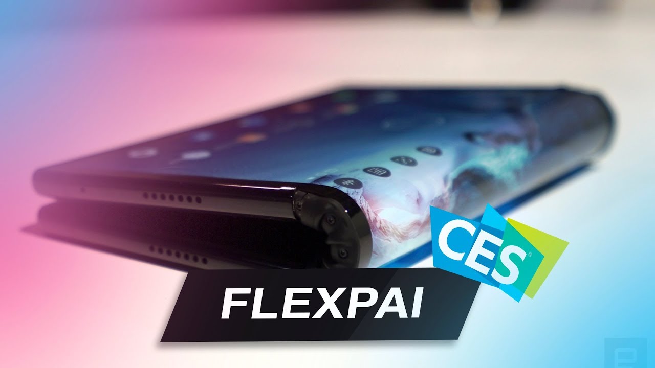 geekspace_g's tweet card. Первый в мире сгибающийся смартфон FlexPai