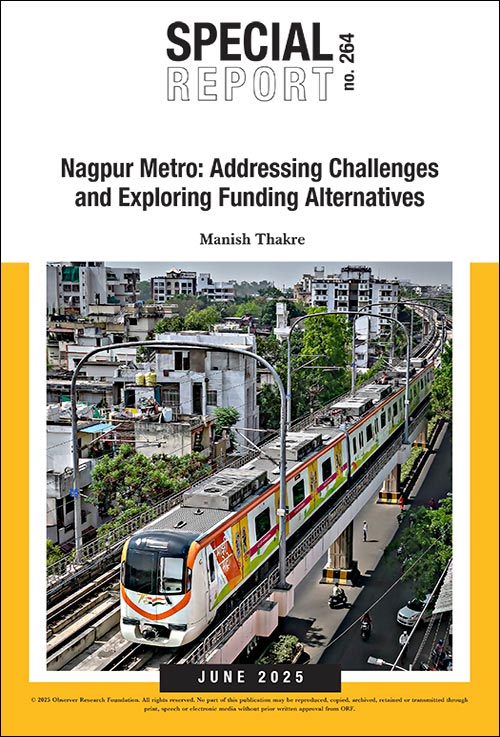 orfonline's tweet card. This report examines the financial challenges of the Nagpur Metro in the state of Maharashtra, focusing on the gap between projected and actual ridership figures and its implications for revenue...