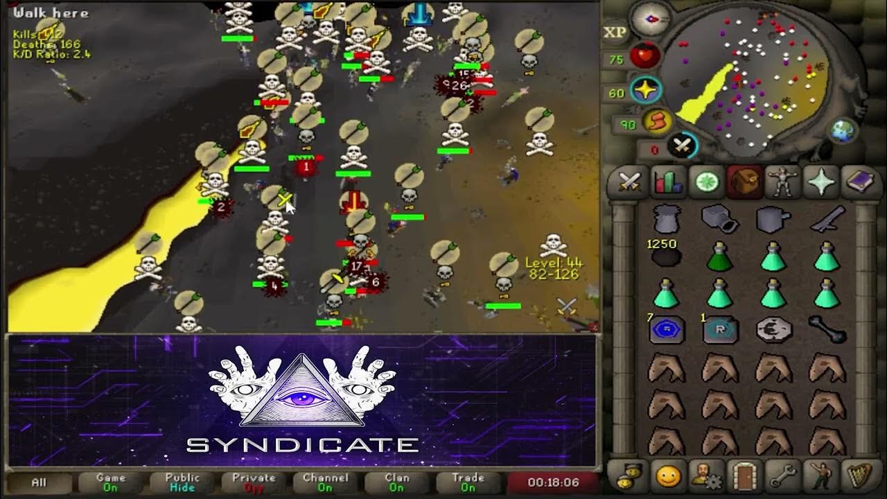 SyndicateOSRS's tweet card. Syndicate vs Tempest Ft. Rev [2-15-23]