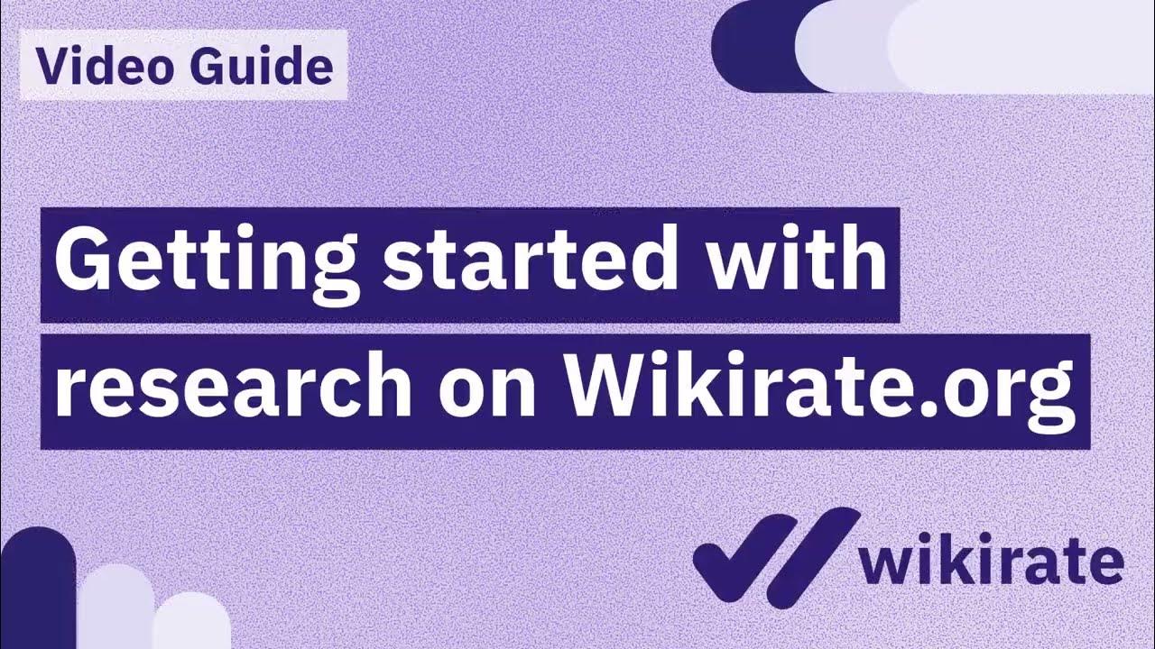 Wikirate's tweet card. Getting started with research on Wikirate.org