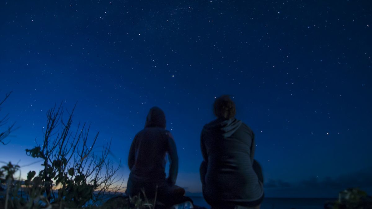 WhatIMightThink's tweet card. A Black Moon rises tomorrow (Aug. 23), though you won't see it. Its timing makes it a rare lunar event.