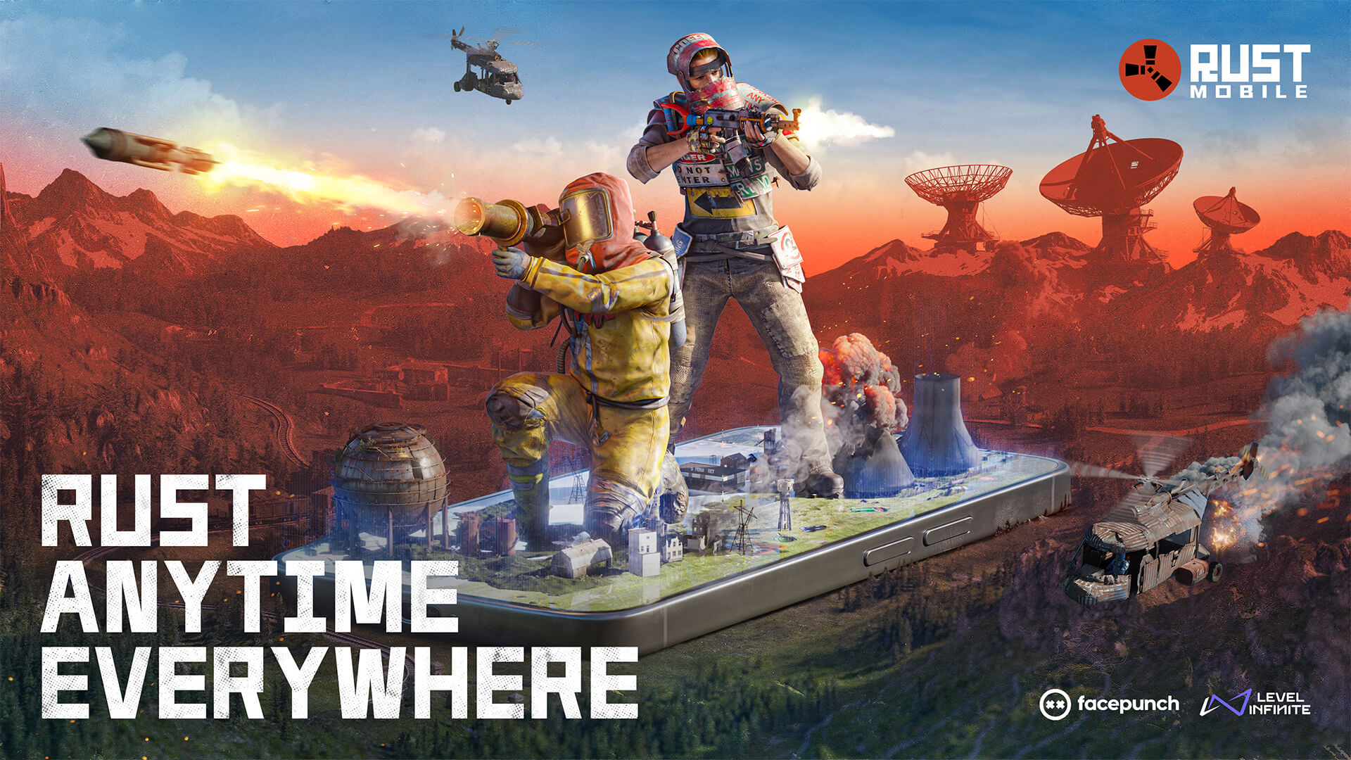 play_rustmobile's tweet card. Fight Without End.Survive Beyond Limits.