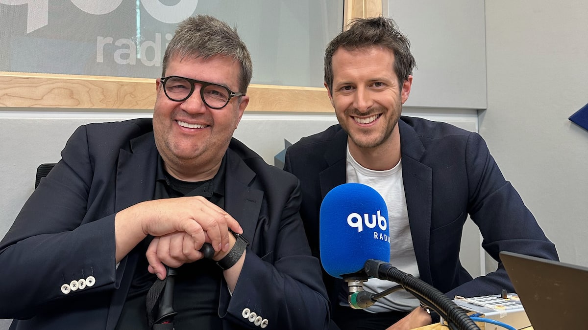 EquipeCoderre's tweet card. L’ex-maire de Montréal était de passage dans les studios de QUB radio, vendredi matin.