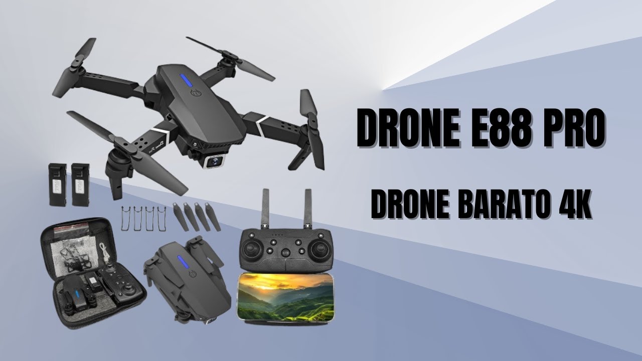 BlogRonaldo's tweet card. Review Drone E88 Pro 4K – Drone Barato com Qualidade Surpreendente