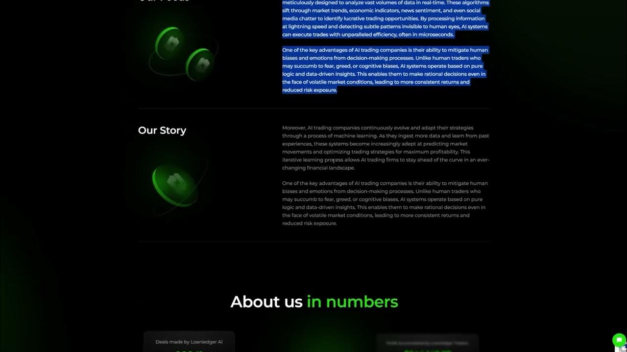 easycrypbits's tweet card. LOANLEDGER AI SYSTEMS PTY LTD Quick Video Review