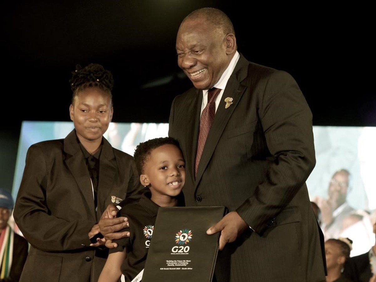 ewnupdates's tweet card. It wants expanded access to long-term financing for sustainable development and targeted financing for vulnerable groups.