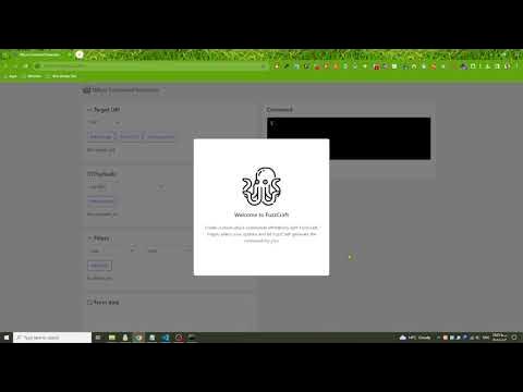 sahandbabali's tweet card. Wfuzz Command Generator