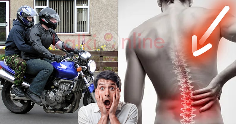 KalkiOnline's tweet card. இருசக்கர வாகனம் (Bike) ஓட்டும்போது முதுகு பகுதியில் வலி ஏற்படுகிறதா? வண்டியில் இருந்து இறங்கியதும் வலி பறந்துவிடுகிறதா? இது சாதாரண விஷயமா? இதை கண்டுகொள்ளாமல் இர