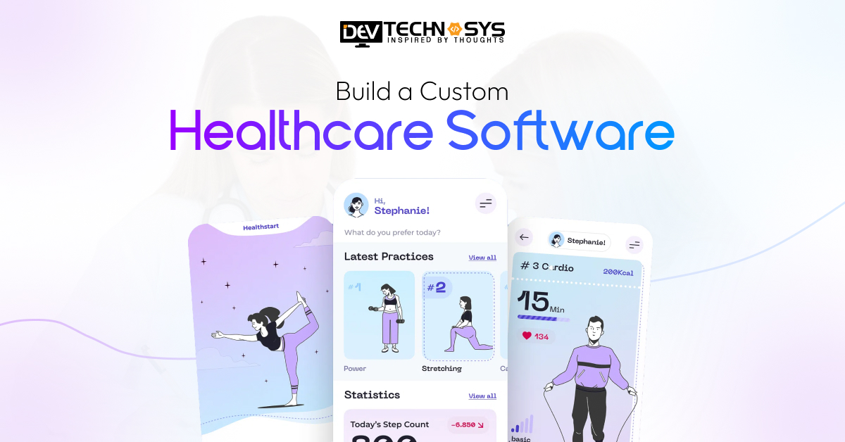 DevTechnosys's tweet card. Optimize patient care and streamline operations with Custom Healthcare Software designed to fit your unique healthcare needs and improve efficiency.