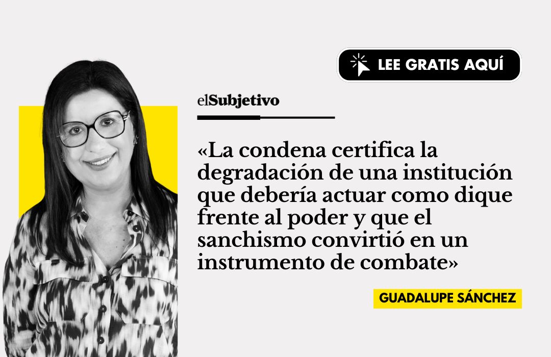 TheObjective_es's tweet card. La trayectoria de Álvaro García Ortiz al frente de la Fiscalía General del Estado es una sucesión de señales de alarma que ayer culminaron en sentencia.